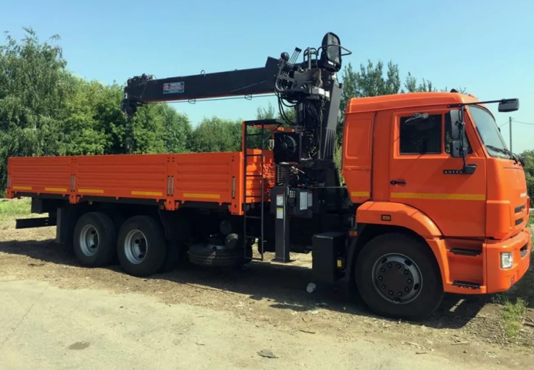 Самосвал камаз 65115  с КМУ Horyong HRS 216